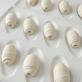 ถาดขนมปังเกลือขาว Silblanc 8 หลุม (ภาชนะอุ่น) [400*330*32] 실블랑 시오빵팬 8구