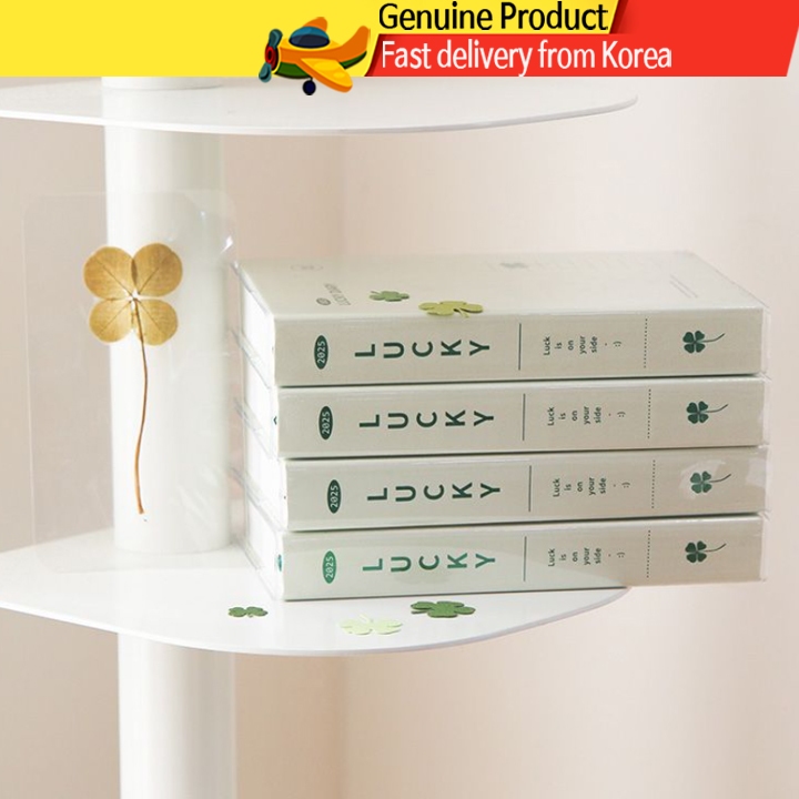 7321 DESIGN 2025 Lucky Clover Diary Planner ลัคกี้ โคลเวอร์ สมุดบันทึกประจำวัน ภาษาเกาหลี