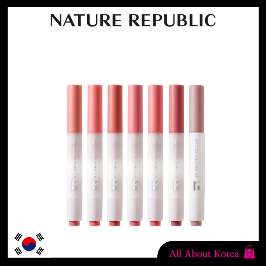 [NATURE REPUBLIC]Cotton Melting Lip 7colors, cotton Melting Lip 7 สี