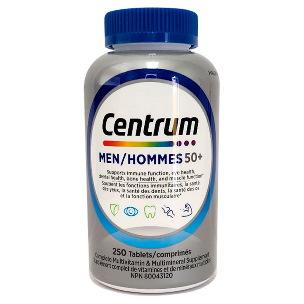 Centrum Men 50+ Multivitamin Tablets, 250 เม็ด – Made in Australia