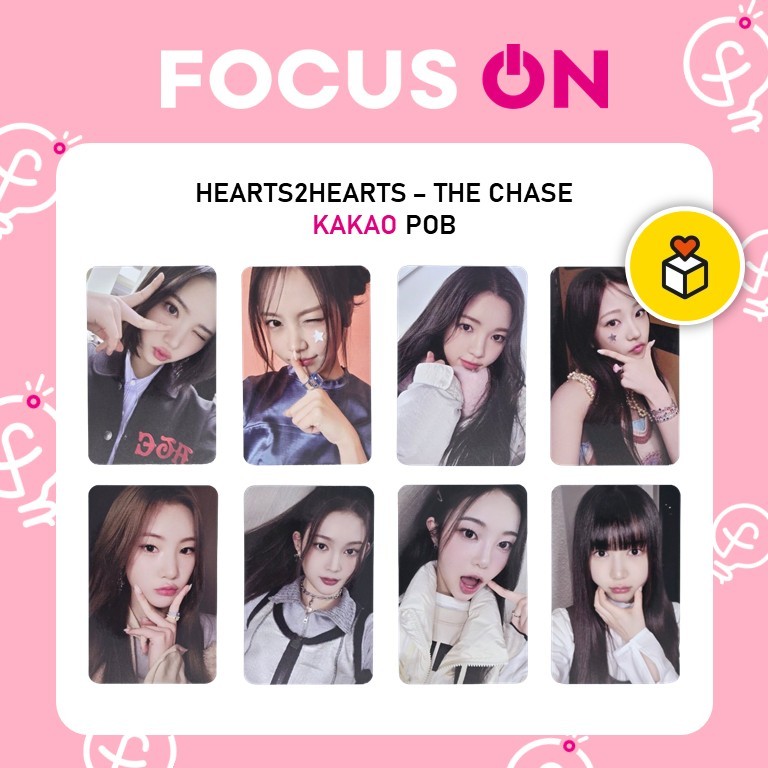 HEARTS2HEARTS H2H POB KAKAO THE CHASE PHOTOCARD