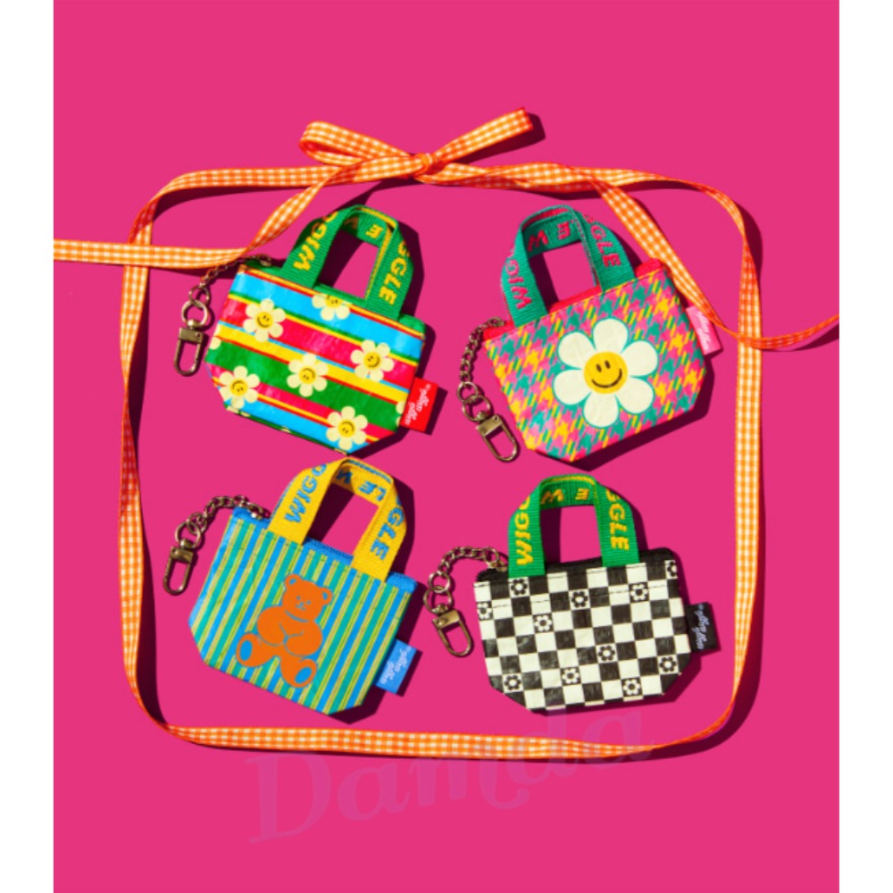 Wiggle Wiggle Mini Tarpaulin Bag Keyring 4 Types