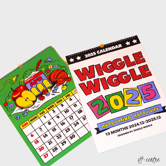 Wiggle Wiggle Wall Calendar 2025