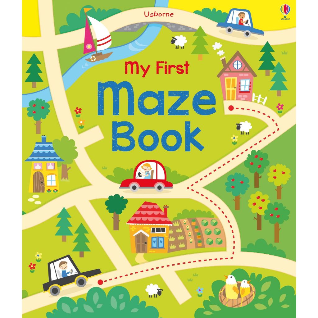 Usborne My First Maze Book หนังสือกิจกรรมสําหรับเด็ก หนังสือเด็ก