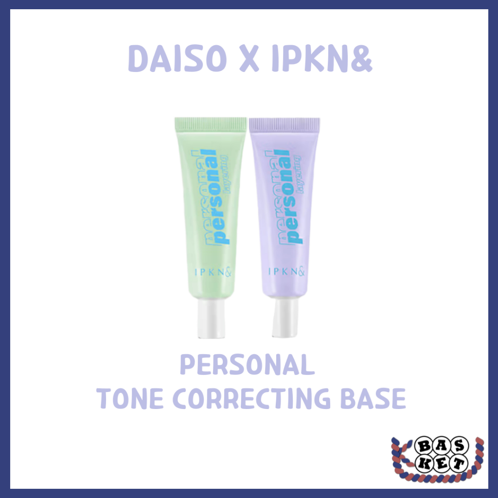 [DAISO X IPKN] IPKN Personal Tone Correcting Base SPF30 PA++ 2 สี (สีเขียว, ลาเวนเดอร์)