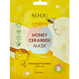 Soqu Honey Ceramide Mask Pack Set (5 แผ่น) จัดส่งจากกรุงเทพ