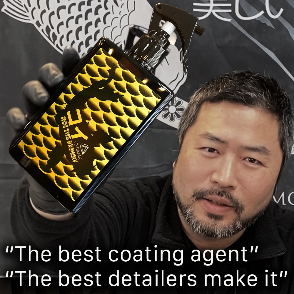 KOI THE EXPERT liquid wax quick detailer ตัวแทนเคลือบชื่อดังที่หลงใหลโดยมืออาชีพ เคลือบแก้วเซรามิกชน