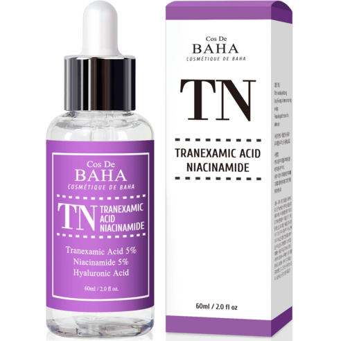 Cos DE BAHA TN Brightening Serum 60ml – Tranexamic Acid + Niacinamide Essence สําหรับ Dark Spot & Pi