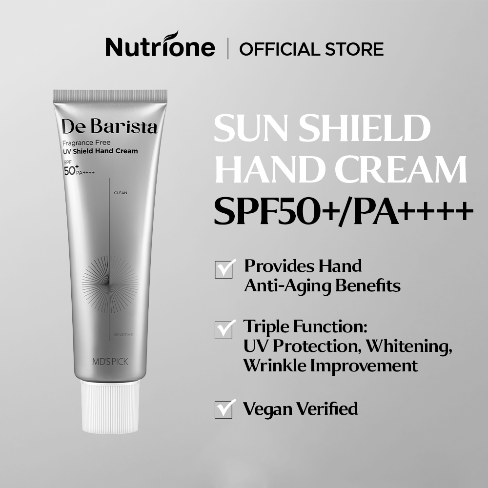 MD’S PICK De Barista ครีมกันแดดทามือปราศจากน้ำหอม SPF50+/PA++++ 50g