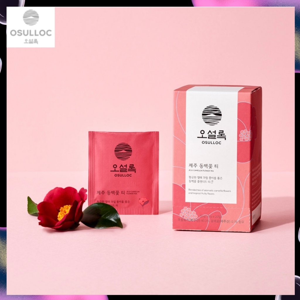 Osuloc Jeju Camellia Tea Bag 20ea 1Box