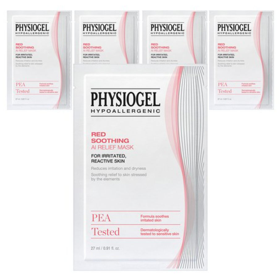 Physiogel Red Soothing AI Relief Mask (5 แผ่น) ราคา ถูกที่สุด ดีลบีเคเค แกลเลอรีภาพที่ 2