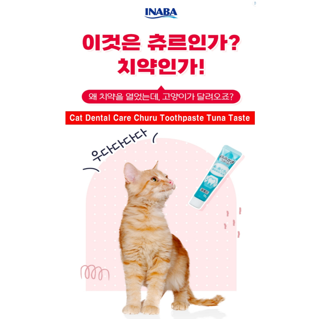[INABA] ยาสีฟัน Cat Dental Care churu TunaTaste 15g
