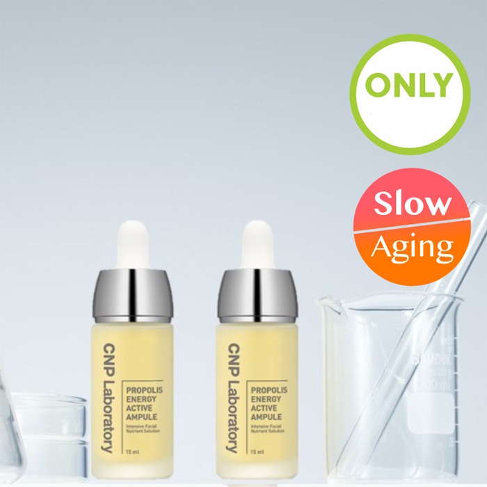 Cnp Propolis Energy Active Ampule 15ml + 15ml Intensive Facial Nutrient Solution K Beauty Skincare Facial Serum & Essence