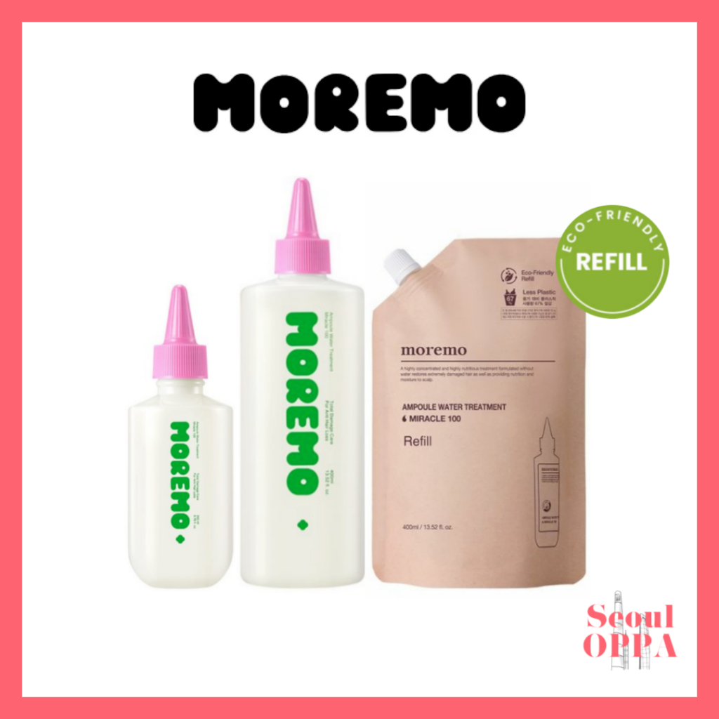 [Moremo] Water Treatment Miracle 100 ทรีทเม้นท์บํารุงผม ครีมนวดผม Hair Scalp Treatment Conditioner
