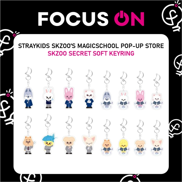 SKZOO SECRET SOFT KEYRING STRAYKIDS SKZOO'S MAGIC SCHOOL