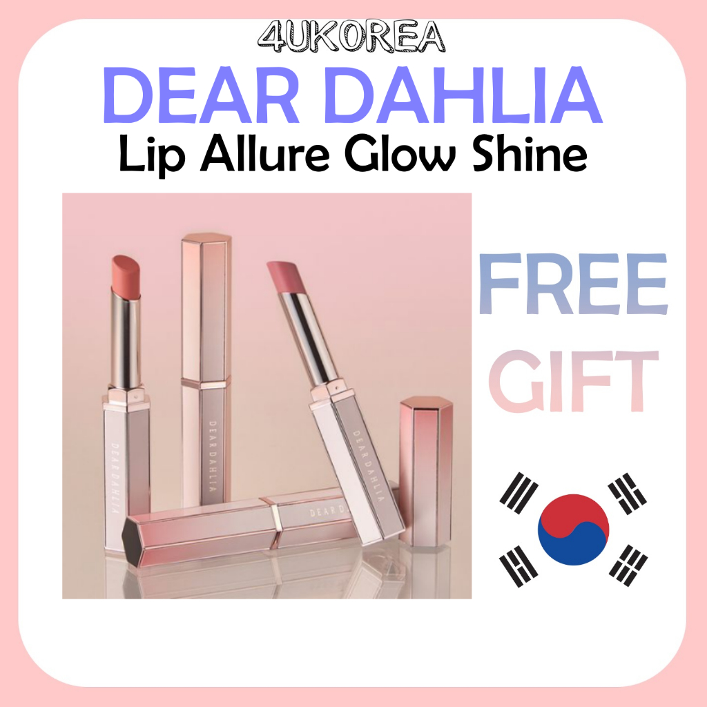 DEAR DAHLIA Lip Allure Glow Shine 8 COLORS / K-BEAUTY