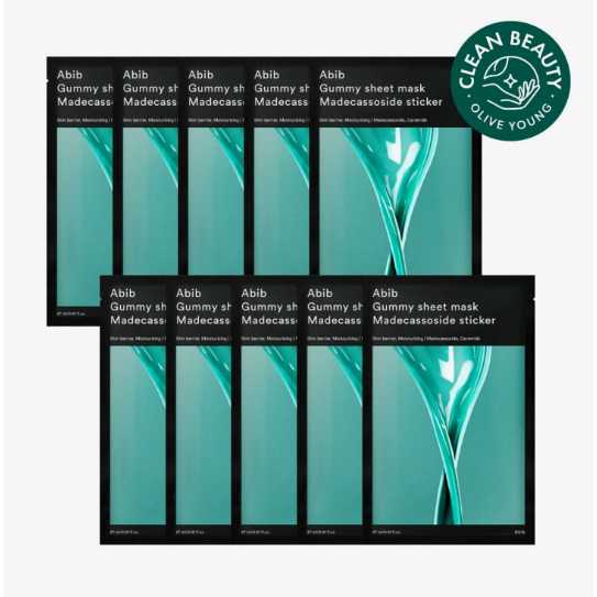 [Aib] Gummy Sheet Mask Madecassoside Sticker 1P/ 5P