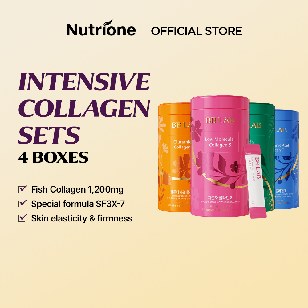 NUTRIONE BB LAB ชุดผลิตภัณฑ์คอลลาเจน Intensive Collagen Set (4 กล่อง)