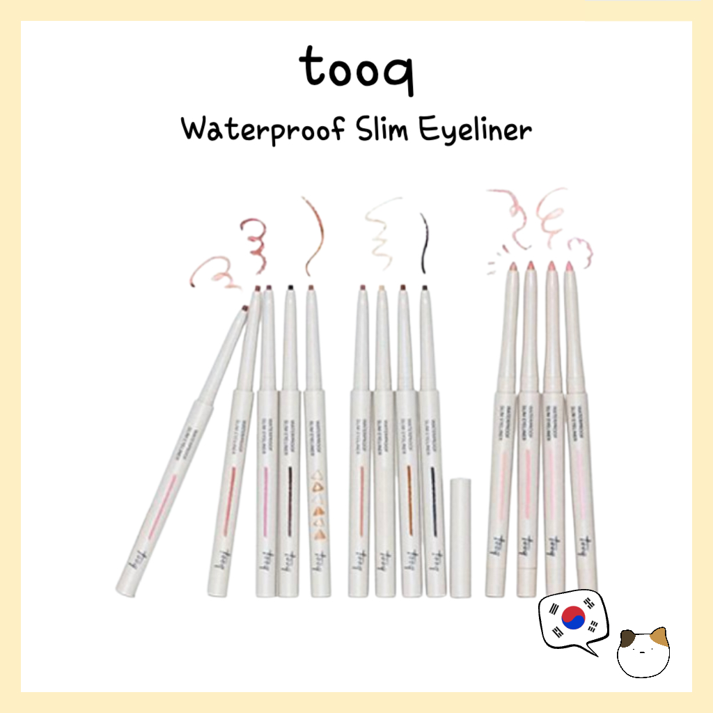 Tooq Waterproof Slim Eyeliner - จัดส่งจากเกาหลี! #OilResisting #LongLasting