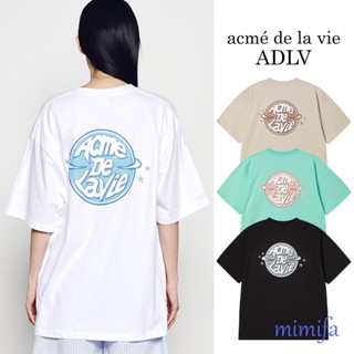 [acme De la vie ADLV] เสื้อยืด ADLV SATURN LOGO SHORT SLEEVE