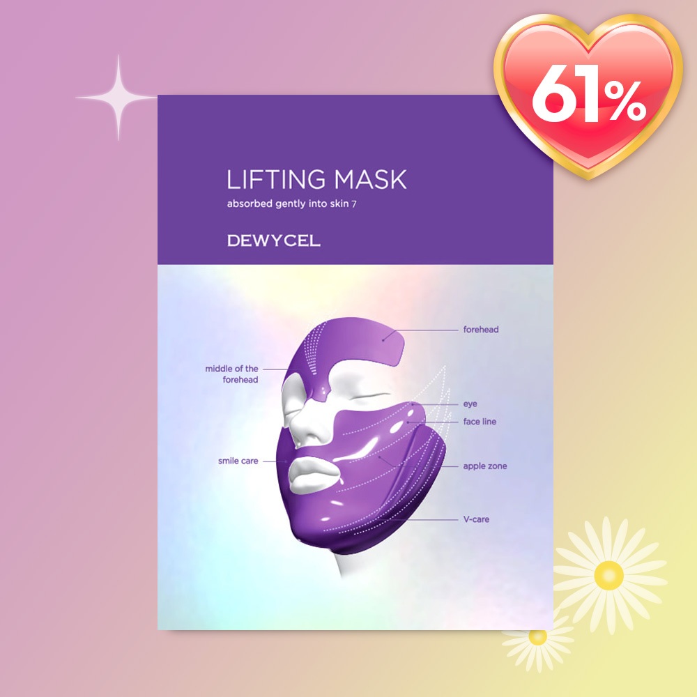 DEWYCEL Made in Korea 7 Lifting Mask 16g x 4 แผ่น – Intensive V-Line & Firming Care