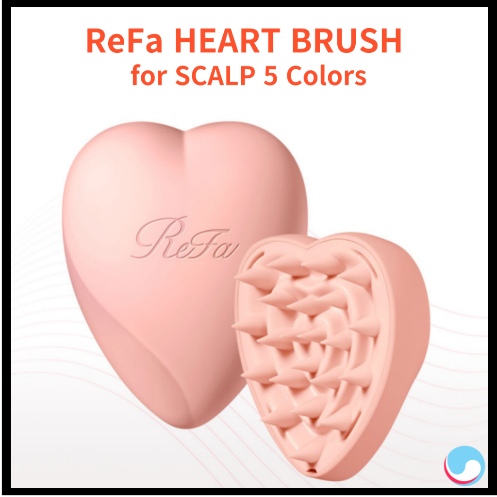 Refa HEART BRUSH สําหรับ SCALP Premium Hair Cleanup Comb