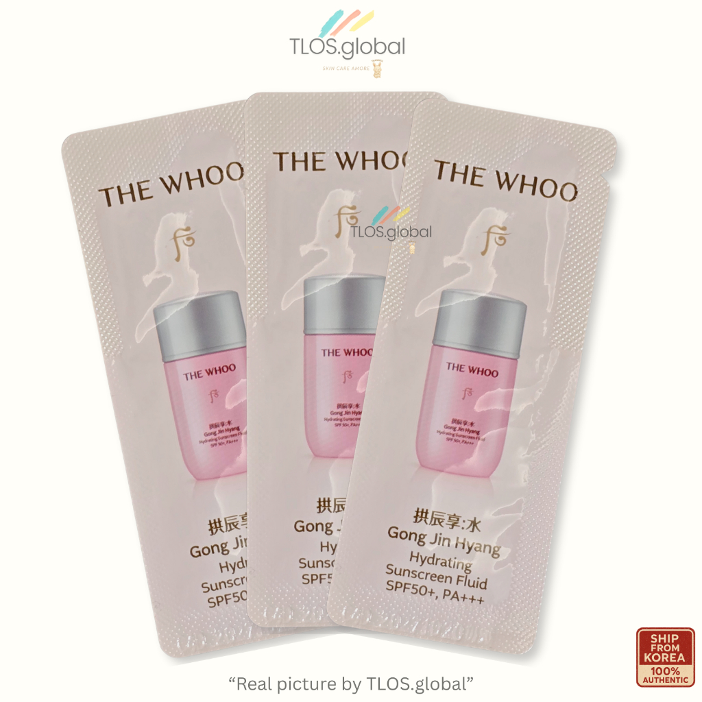 Whoo Gongjinhyang Soo Hydrating Sunscreen Fluid SPF50 1ml
