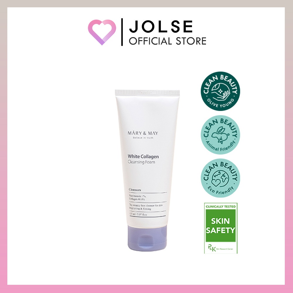 แมรี่แอนด์เมย์ ไวท์ คอลลาเจน คลีนซิ่ง โฟม 150มล