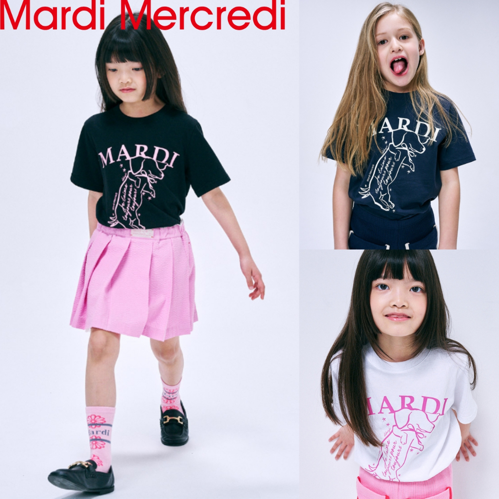 [MARDI Mercredi]kids TSHIRT SWING THE TAIL DDANJI_4color / สินค้า KR แท้ 100% / จัดส่งรวดเร็วจาก KR! / ใช้บัตรกํานัลร้านค้า!