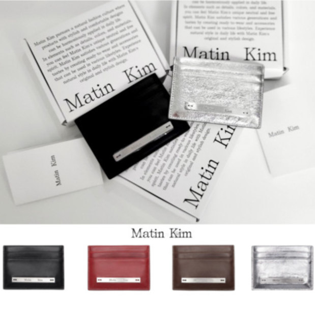 [MATIN KIM] Vintage Card Wallet กระเป๋าใส่การ์ด MATIN KIM  4 สี