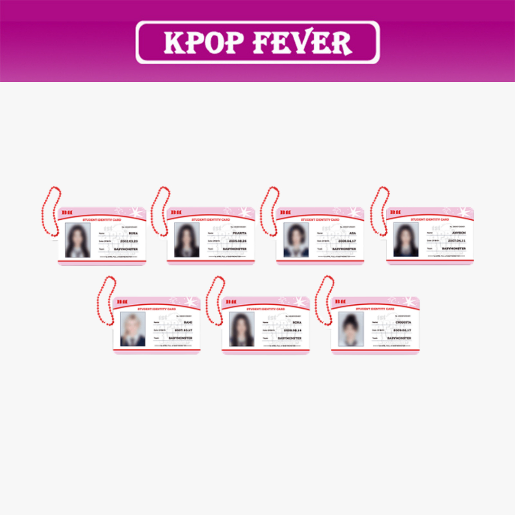 BABYMONSTER - [ 1ST ANNIVERSARY ] MD / STUDENT ID CARD KEYRING