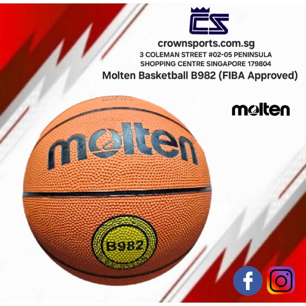 Molten Basketball B982 (ได้รับการอนุมัติ FIBA)