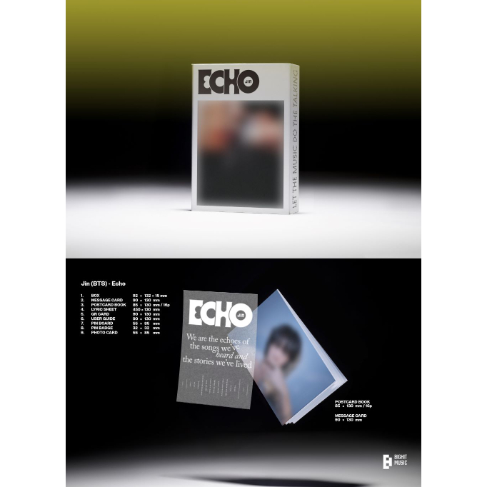 BTS JIN – [ ECHO ] 2ND MINI ALBUM (WEVERSE Ver.)