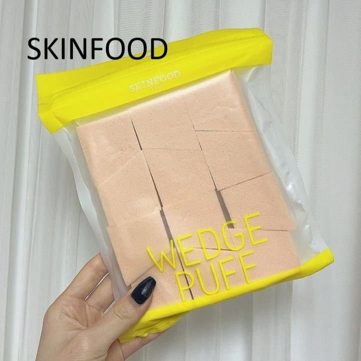 [SKINFOOD] Wedge Puff Sponge Jumbo Size พัฟสปันจ์เวดจ์ ขนาดจัมโบ้ สินค้าเกาหลีแท้ๆส่งตรงจากเกาหลี