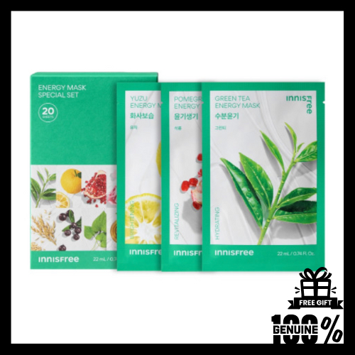 Innisfree Energy Mask Special Set (20 แผ่น)