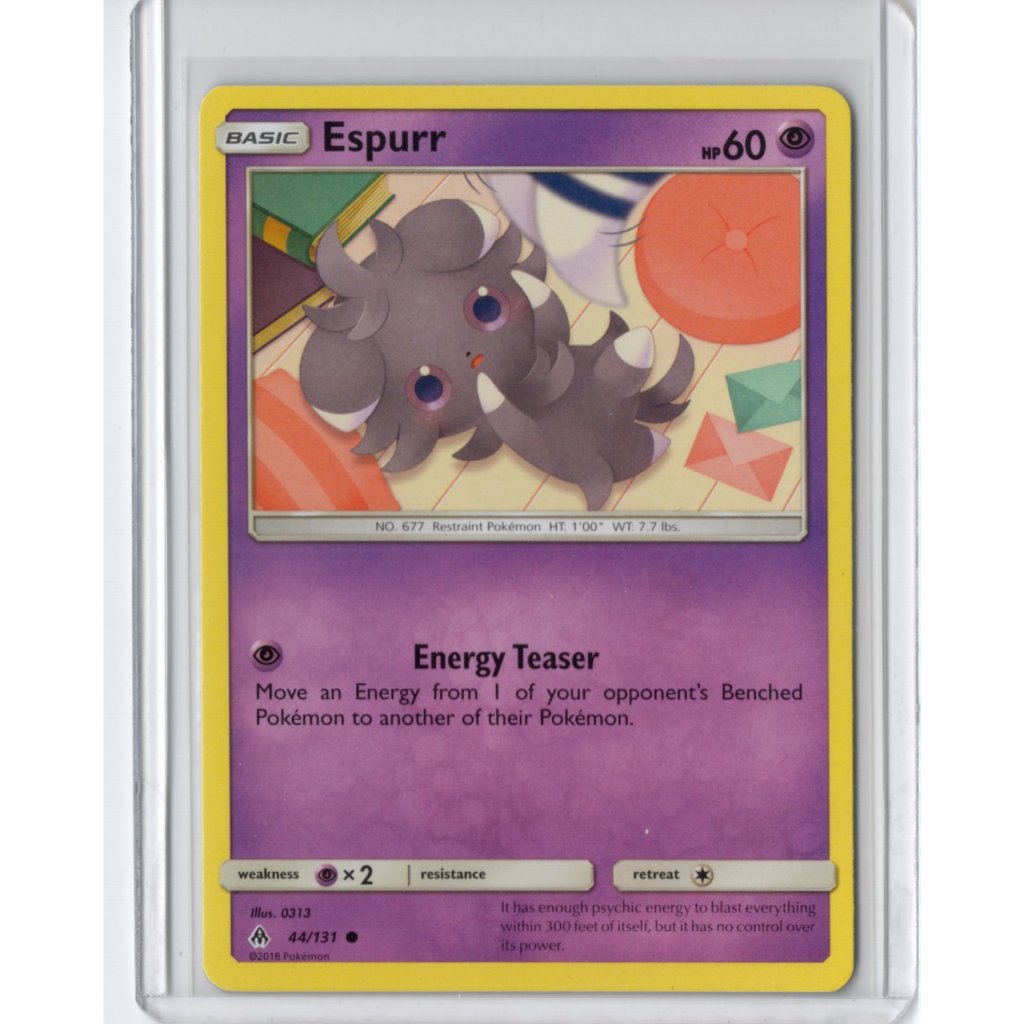 การ์ดโปเกมอน English Forbidden Light 2018 Espurr 044/131