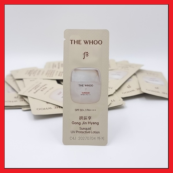 The WHOO Sunquid UV Protective Lotion 1ml  60ea