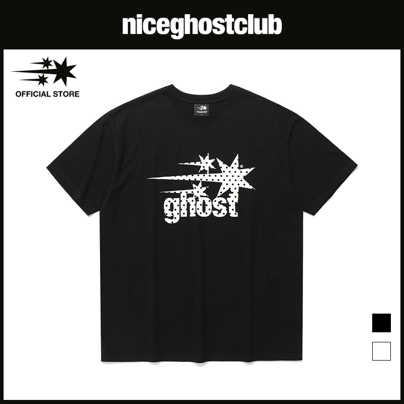 [niceghostclub] เสื้อยืด Dot Symbol _Unisex_สไตล์เกาหลี
