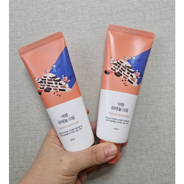[ROUND LAB] Soybean Panthenol Moisturizer 80ml + 80ml | ครีมแพนเทนอล ถั่วเหลือง บูสเตอร์ผิวชุ่มชื้น ลดผิวแห้ง ระคายเคือง