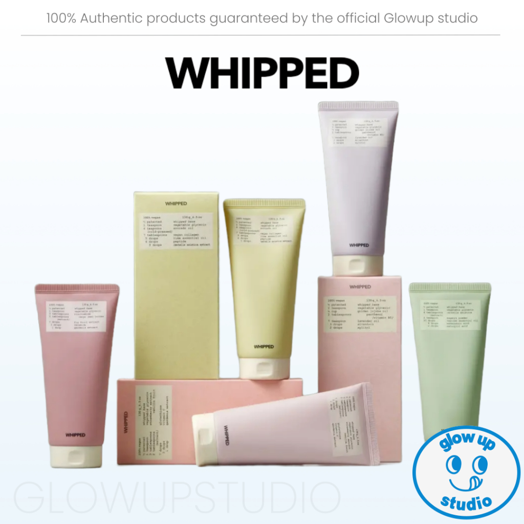 Whipped Vegan Pack Cleanser 130g ชนิดหลอด (Ddalva / Mugtree / Muhwabutter / Jojoveender / Lavocado)
