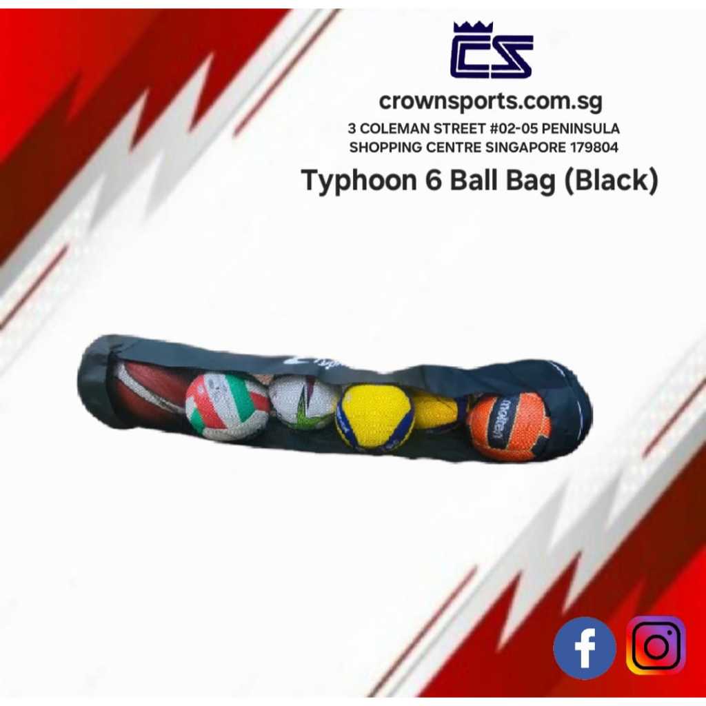 Typhoon 6 Ball Bag (สีดํา)