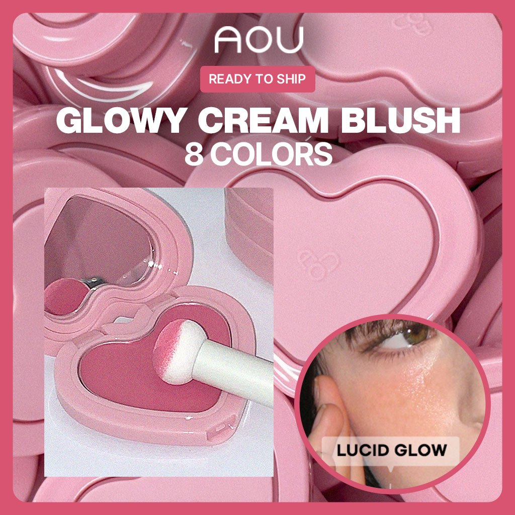 [AOU] Glowy Cream Blush 8 สี