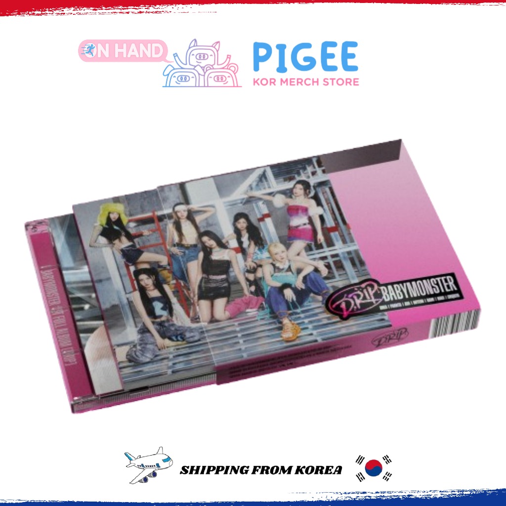 BABYMONSTER – [ DRIP ] 1ST FULL ALBUM (JEWEL CASE Ver.)