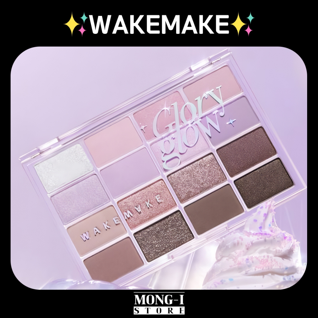 ✨WAKEMAKE✨[ ใหม ่ ] Soft Blurring Eye Palette