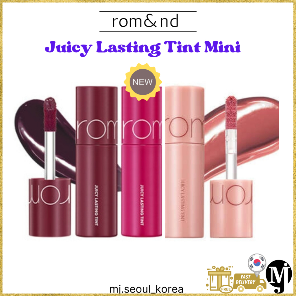 รอม&nd Juicy lasting Tint Mini