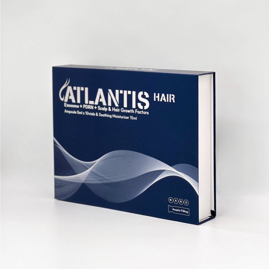 [KSTN] Atlantis Hair Exosome + PDRN + Scalp & Hair Growth Factors 5ml Ampoule 10 vials & Soothing Mo