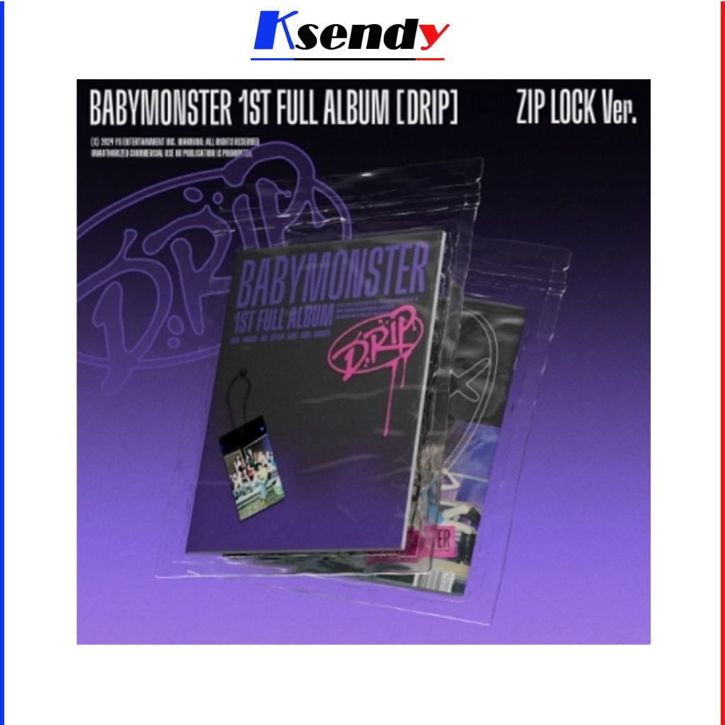 Babymonster [ DRIP ] อัลบั้มเต็มที่ 1 ( ZIP LOCK Ver. )