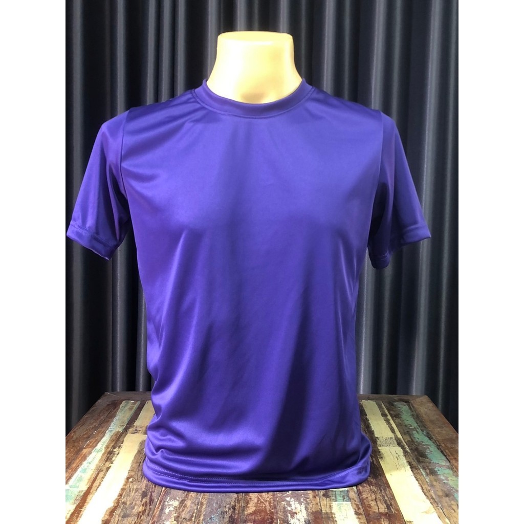 A048 เสื้อยืดเปล่า เสื้อคนงานแขนสั้น เสื้อยืดสีพื้น สีกีฬาสีพื้น เนื้อผ้าไมโครโพลีเอสเตอร์ เกรดAหน ราคา ถูกที่สุด ดีลบีเคเค แกลเลอรีภาพที่ 9