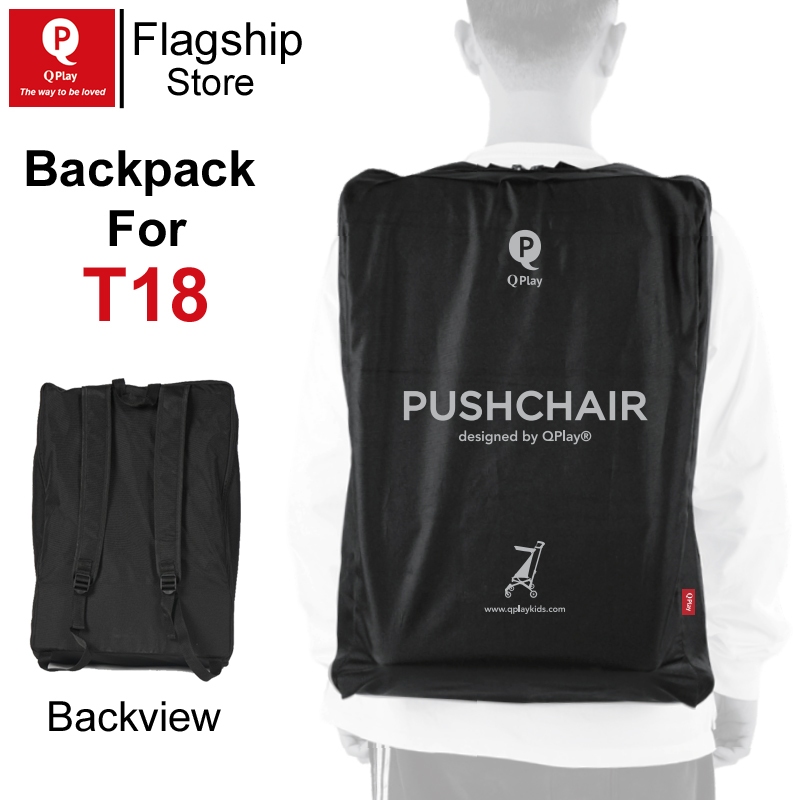 Qplay T18 กระเป๋าเป้สะพายหลัง ถือรถเข็นเด็กด้วย Ease – เหมาะสําหรับการเดินทาง