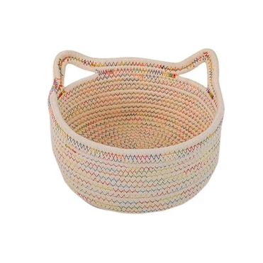 (จัดส่งจาก SG) NEW ตะกร้าเก็บผ้าฝ้าย Home Organizer